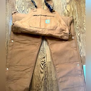 Carhartt Insulated Bib Overalls with snap pants
